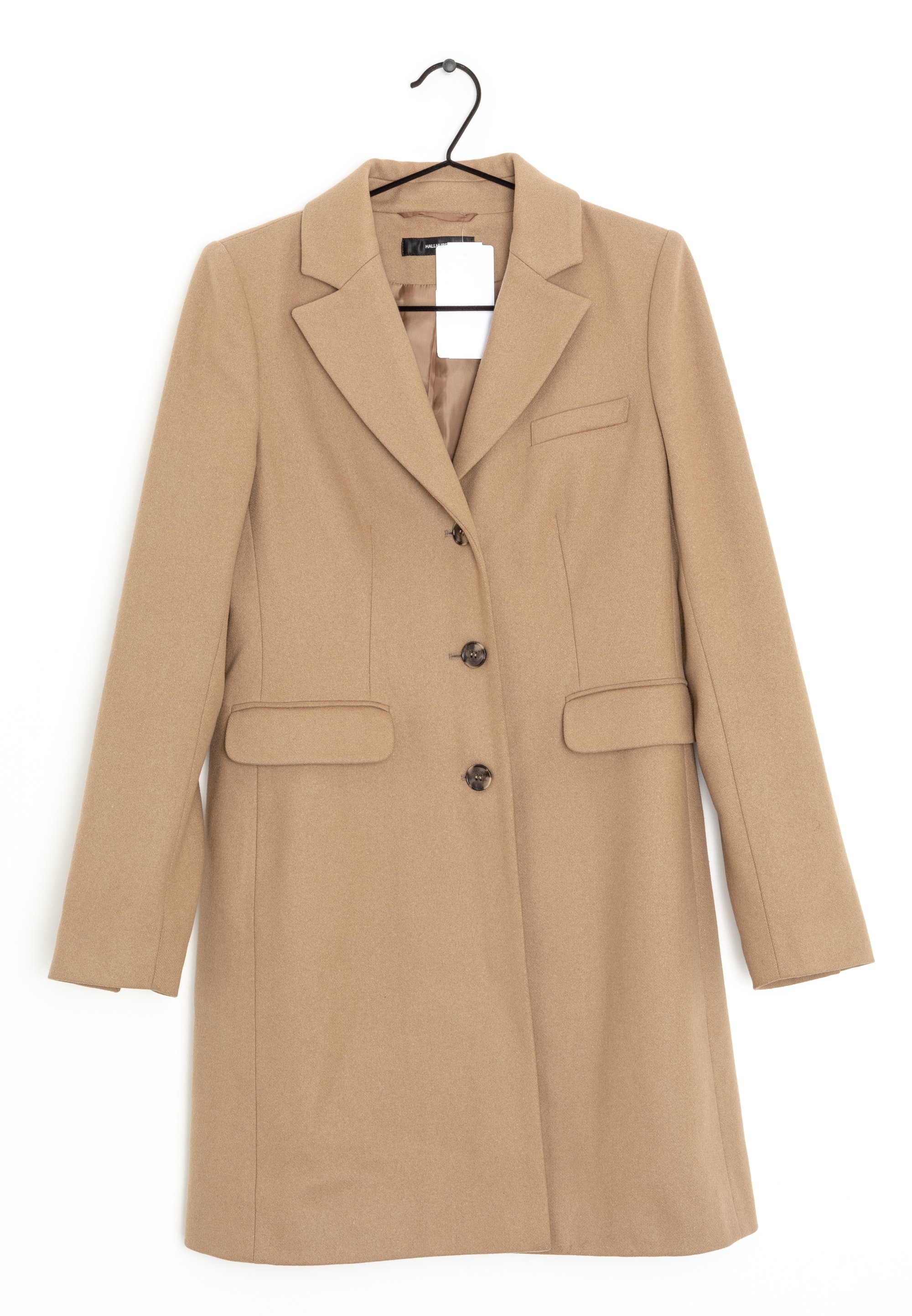 Hallhuber Damen Mantel Mantel Beige Hallhuber Hallhuber Wollmantel
