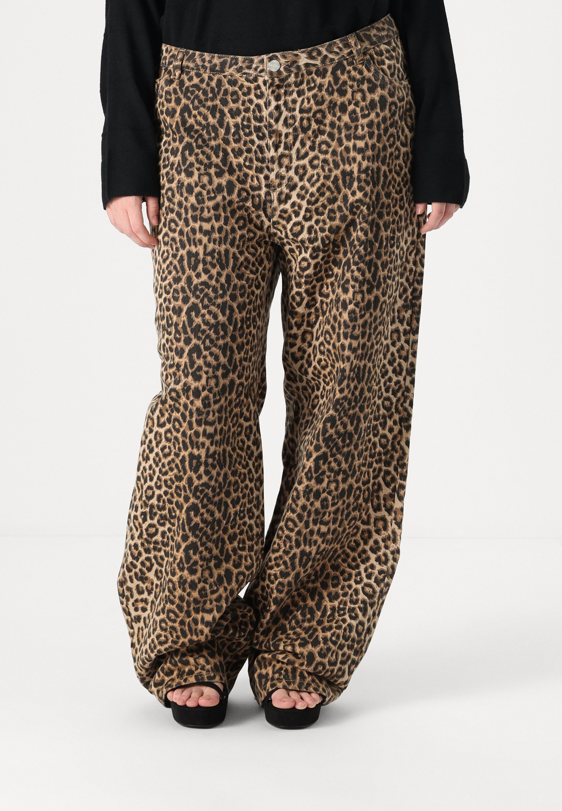その他 VANILLA GAL LEOPARD ver Princess Vera Wang Purple Animal Print Metallic Gold Top