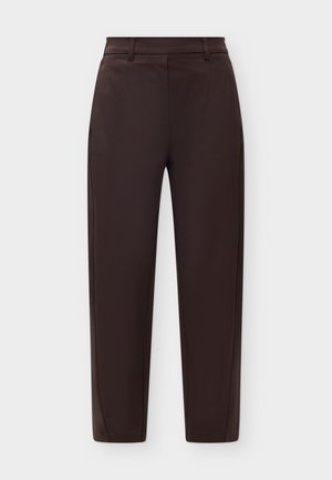 Object, OBJLISA ANKEL BARREL PANT - Pantalon classique - seal brown