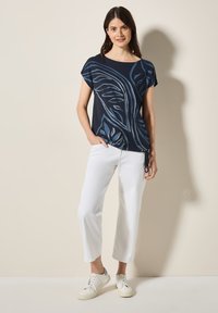 Cecil GEMUSTERTES - Triko s potiskem - blau