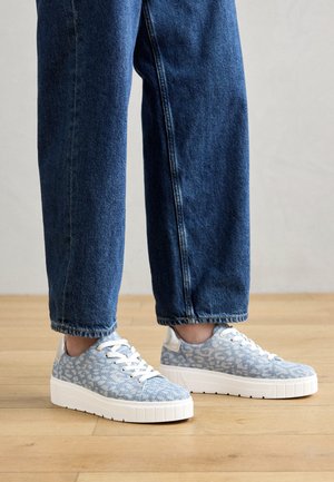 Sneakers low - blue/silber