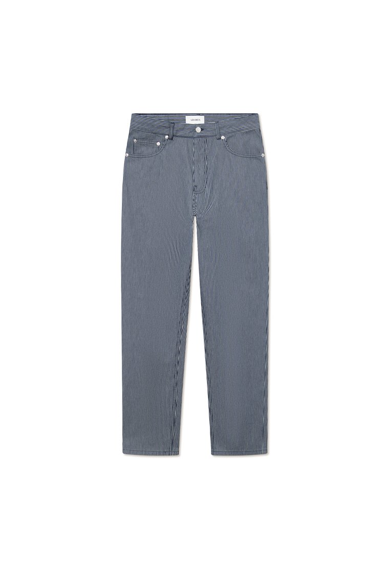 Les Deux Relaxed fit jeans donkerblauw