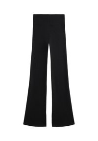 EXTRA WARM SEAMLESS SUPER HIGH RISE FLARE - Nadrágok - black