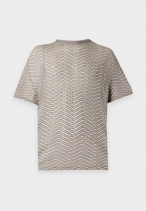 Missoni, SHORT SLEEVE - T-shirt con stampa - white/beige/black