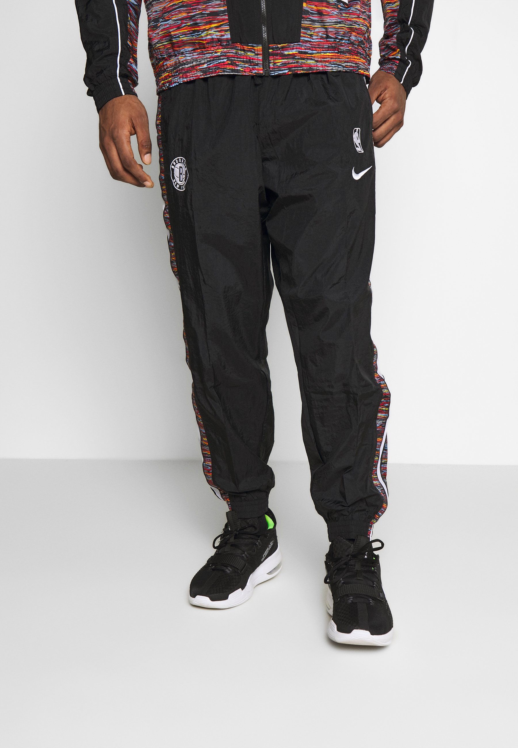 NBA BROOKLYN NETS CITY EDITION - Fanartikel - black/white NBA BROOKLYN NETS CITY EDITION - Fanartikel - black/white
