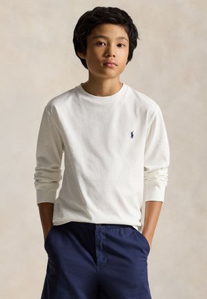 Polo Ralph Lauren, COTTON JERSEY LONG-SLEEVE TEE 2-6Y - Блуза с дълги ръкави - white
