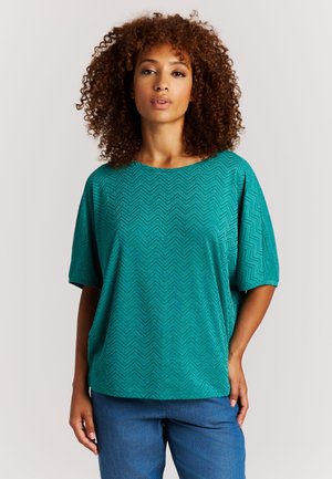 TEE  - T-shirt print - peacock green