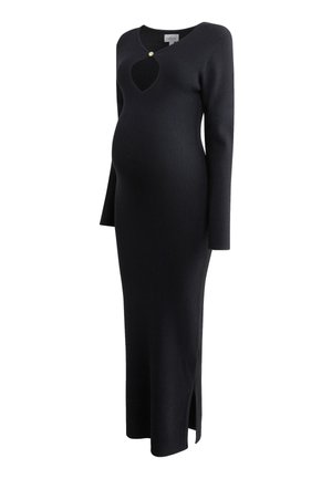 REGULAR FIT - MATERNITY KEYHOLE - Maksimekko - black
