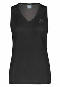 V-NECK SINGLET ACTIVE F-DRY LIGHT - Hemd - schwarz