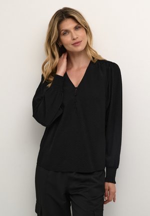 Manicariabboriia Blouse Blouse Cream Black