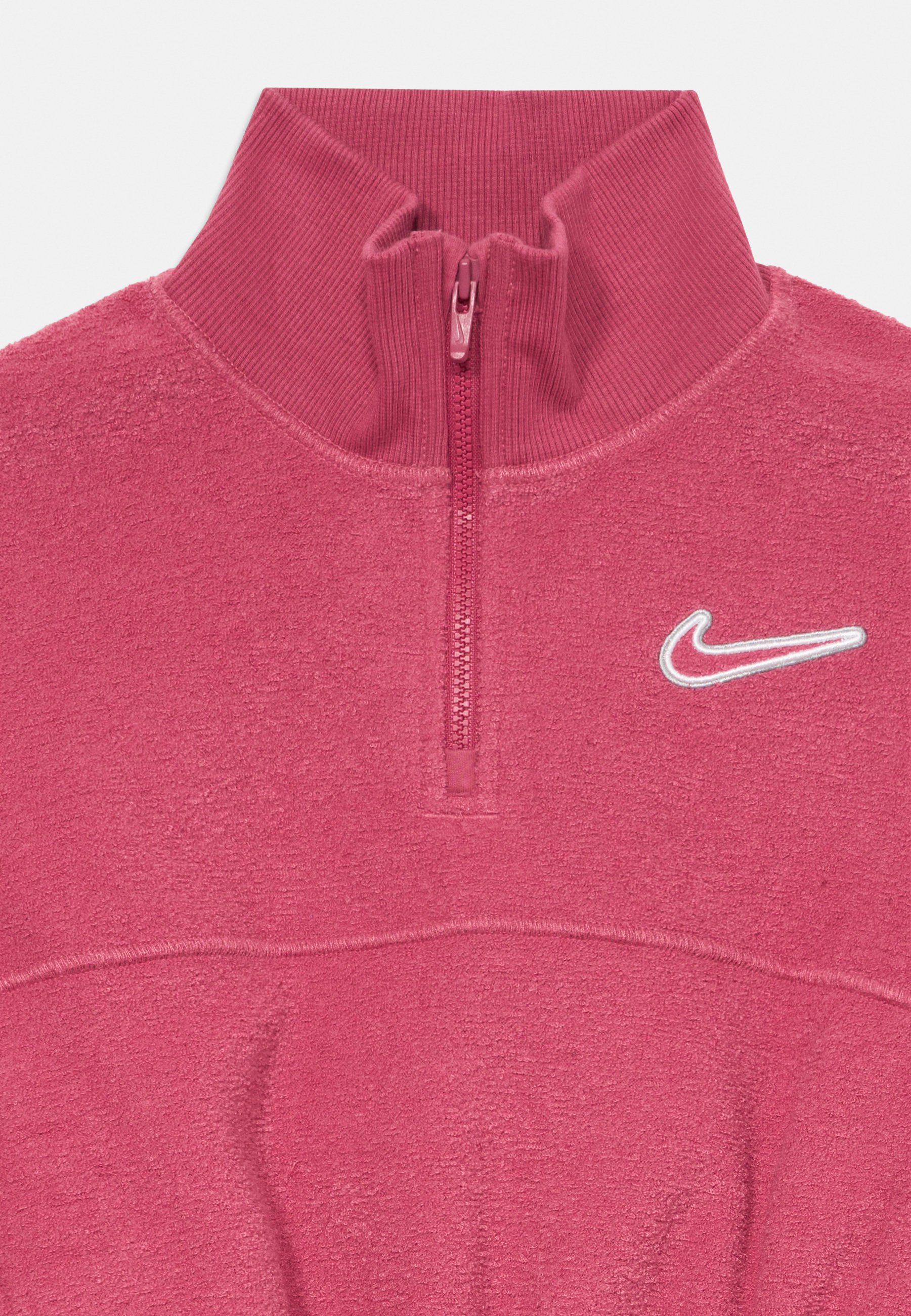 nike pink red fleece
