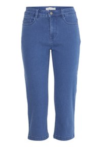 FRLUXE - Denim shorts - mid blue denim