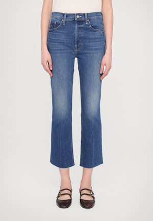 THE TRIPPER ANKLE FRAY - Slim fit -farkut - dark blue denim