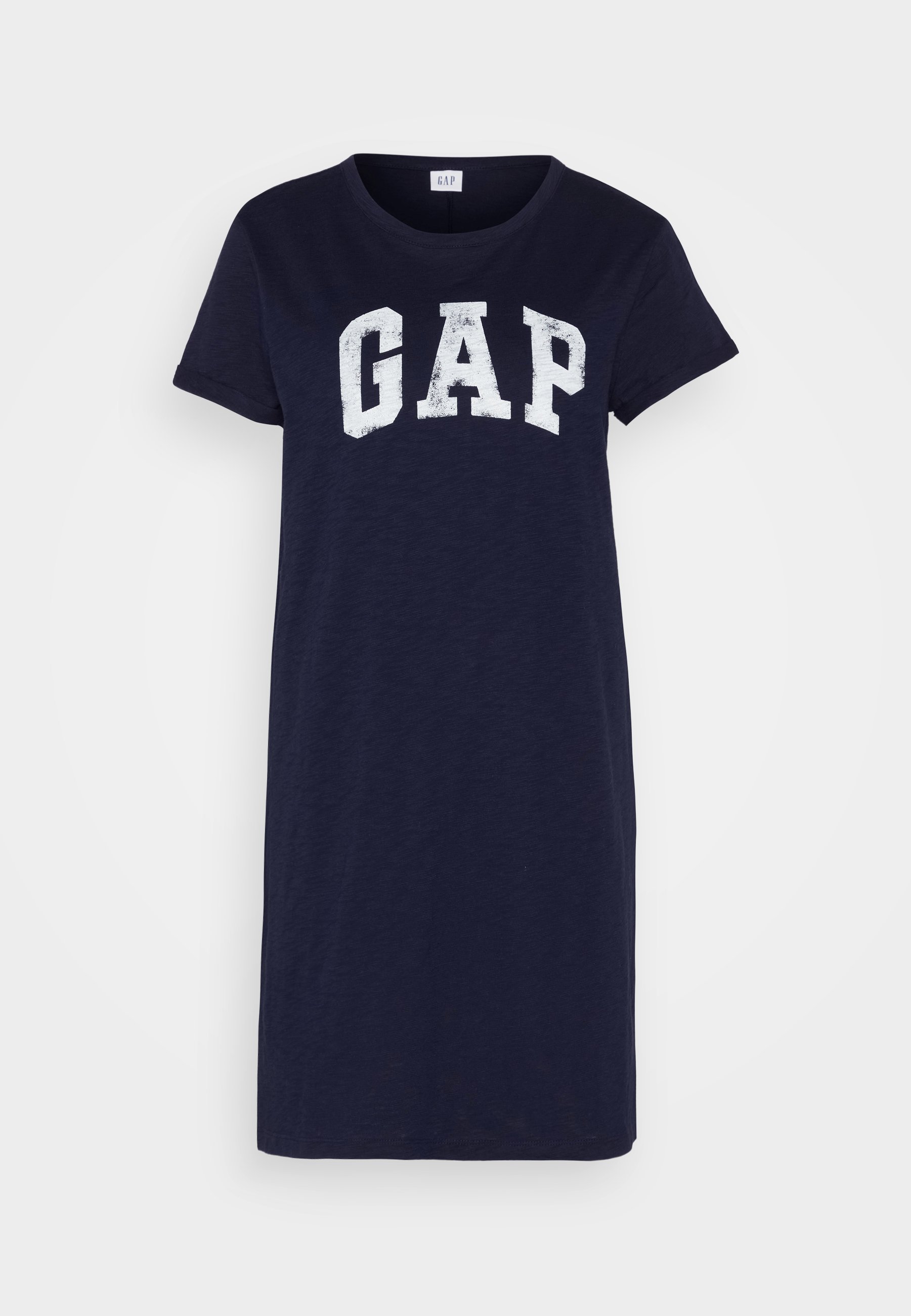 Robe Gap En Lin/coton Style 'denim' - Taille 2 Bleu Foncé, Coupe A-line