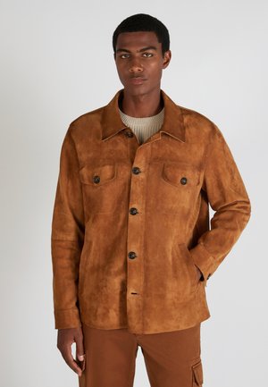 Chaqueta de cuero - light brown