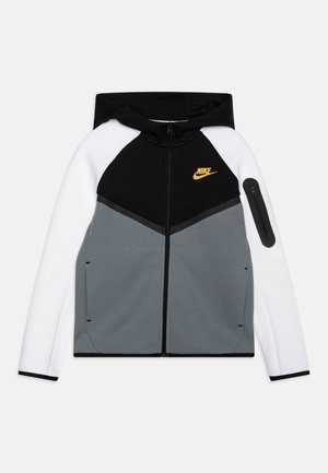 UNISEX - Sudadera con cremallera - cool grey/black/white/metallic gold