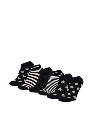 Yuhu, MÄDCHEN SNEAKER SOCKEN 6ER PACK - Socks - schwarz