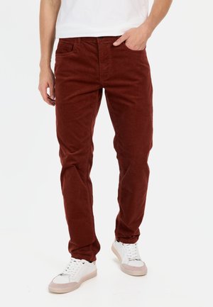 camel active 5-POCKET - Trousers - brick red