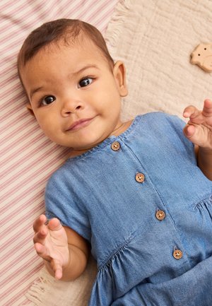 Next, REGULAR FIT - BLOOMER BABY ROMPER  . - Jumpsuit - denim blue