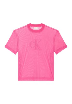 Calvin Klein Jeans, PRIDE CREW TEE - T-shirts basic - berry bunch