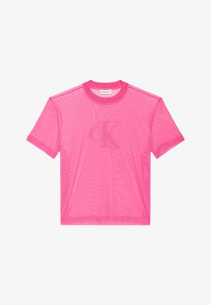 Calvin Klein Jeans, PRIDE CREW TEE - T-shirts basic - berry bunch