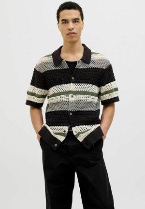 JPRBLUWILMER BUTTON THROUGH  - Kardiganas - four leaf clover