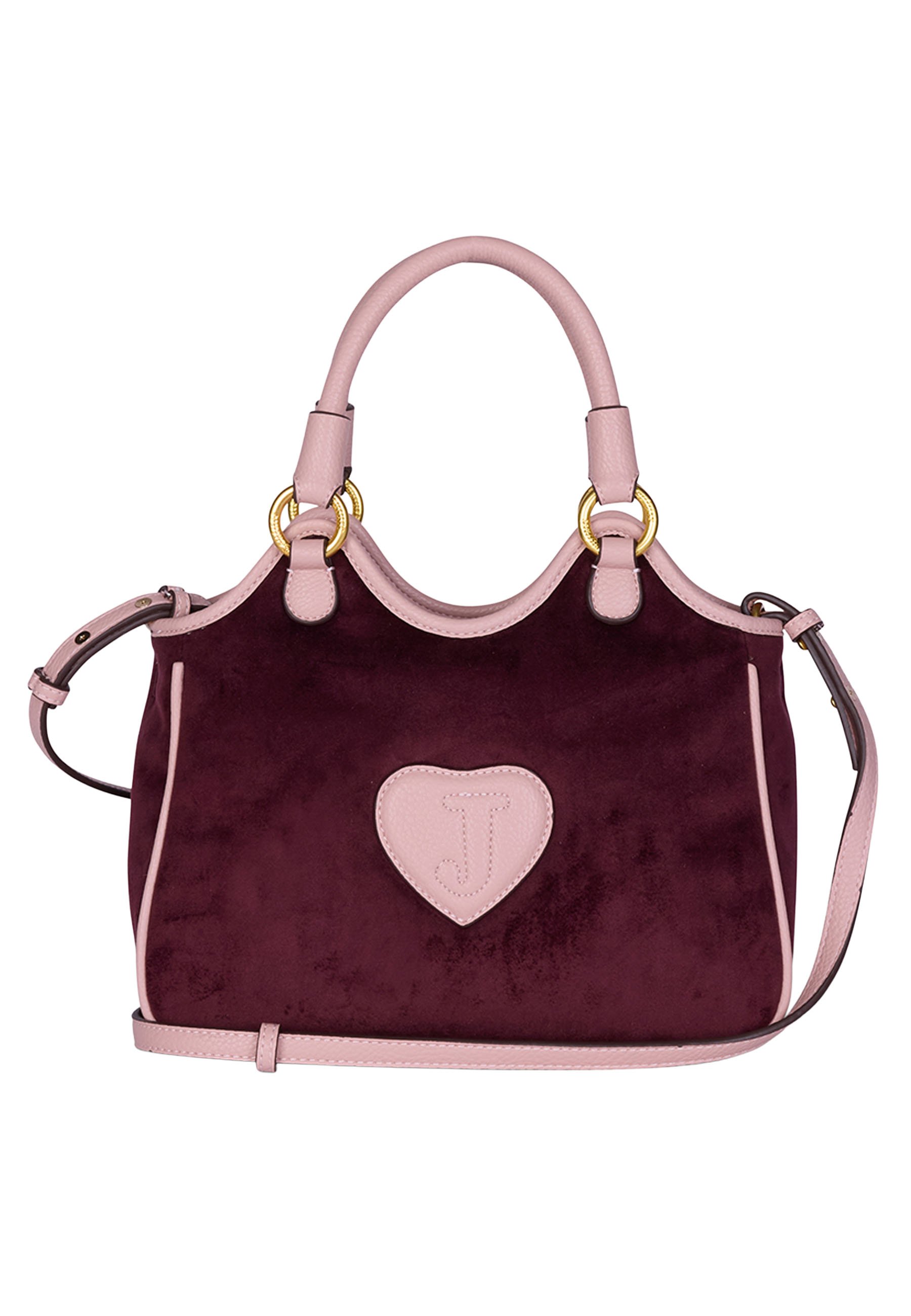 Juicy Couture HERITAGE DOUBLE - Handbag - winetasting/pink - Zalando