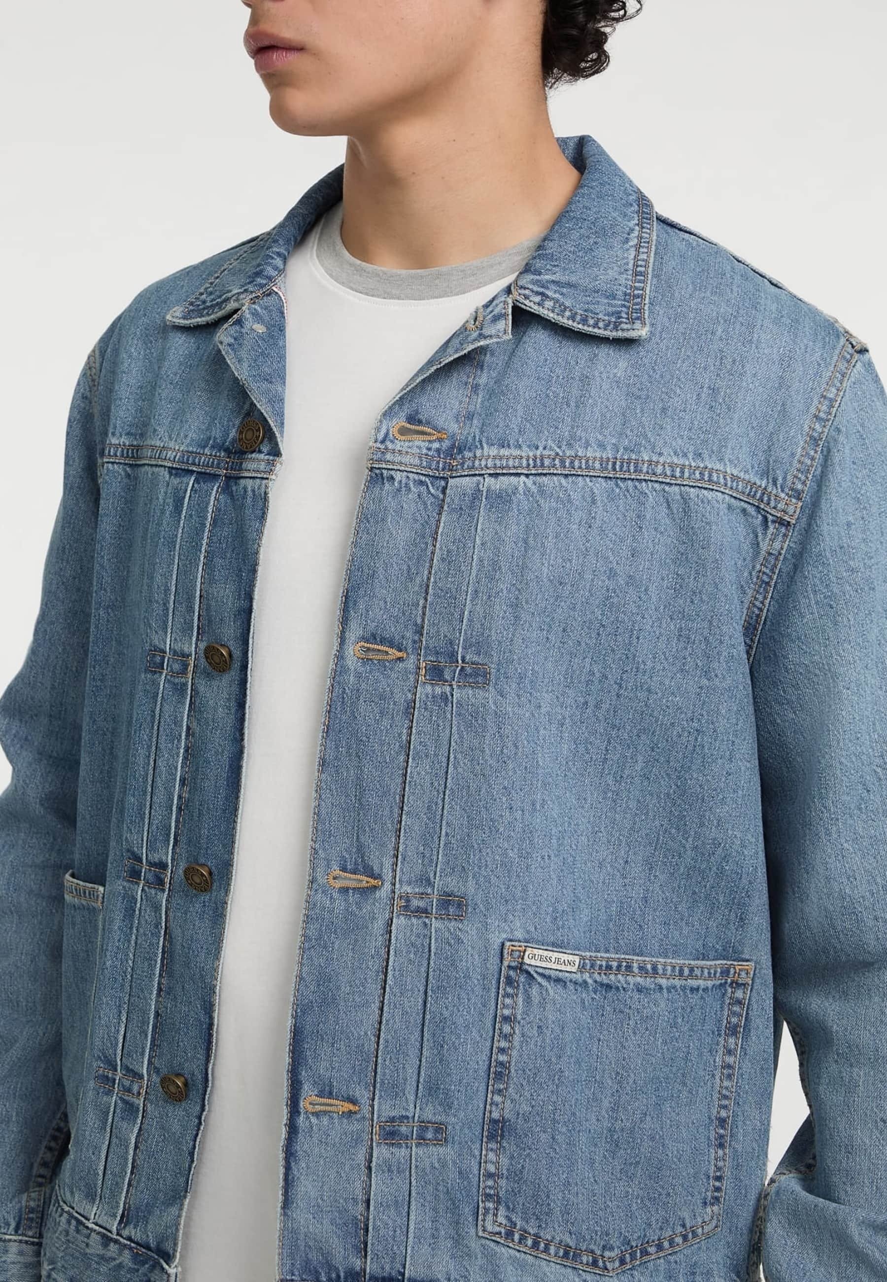 Karl Kani OGDENIM TRUCKER - Denim jacket - light dirty blue