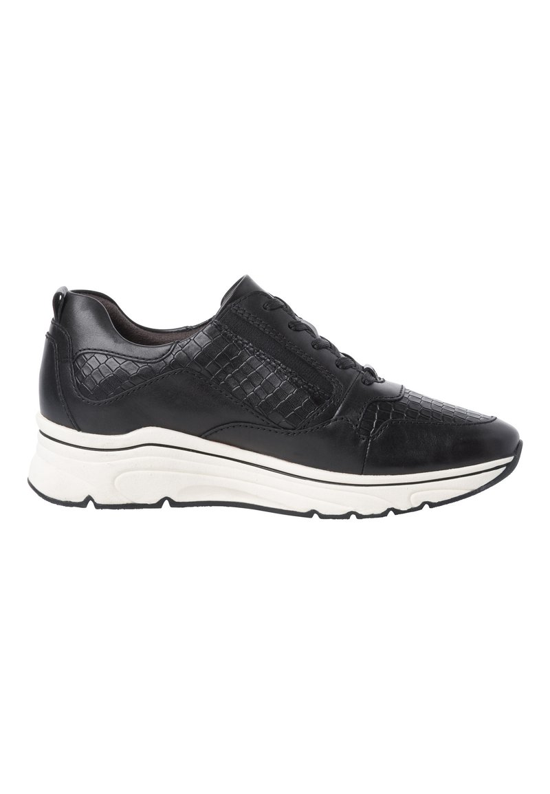 Damen Sneaker low | Tamaris PURE RELAX Sneaker low black croco/black denim - EU29480 Damen Sneaker low | Tamaris PURE RELAX Sneaker low black croco/black denim - EU29480