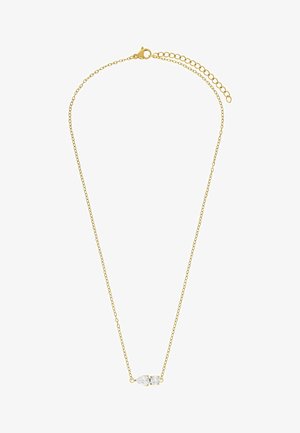 Lucardi, Necklace - gold zirconia