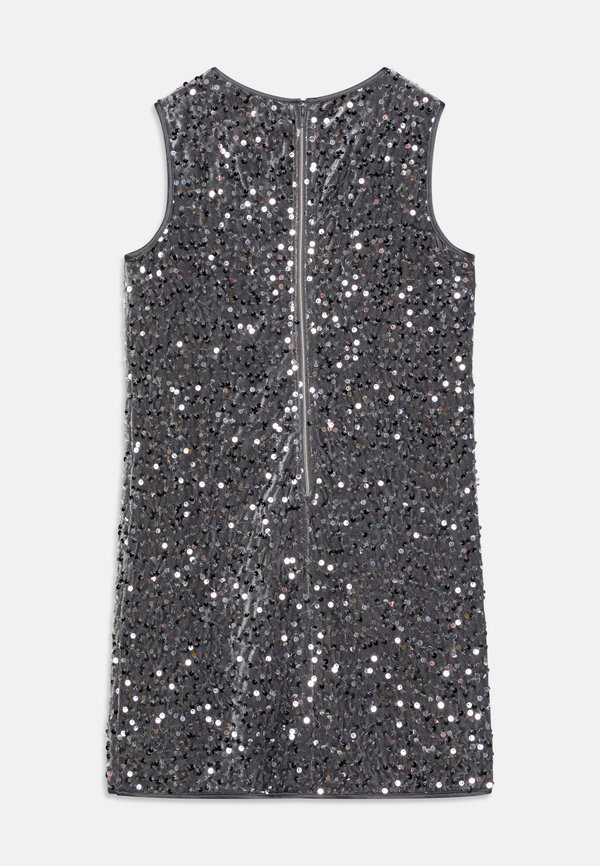 JUNIOR SEQUINS - Cocktail dress / Party dress - silver2