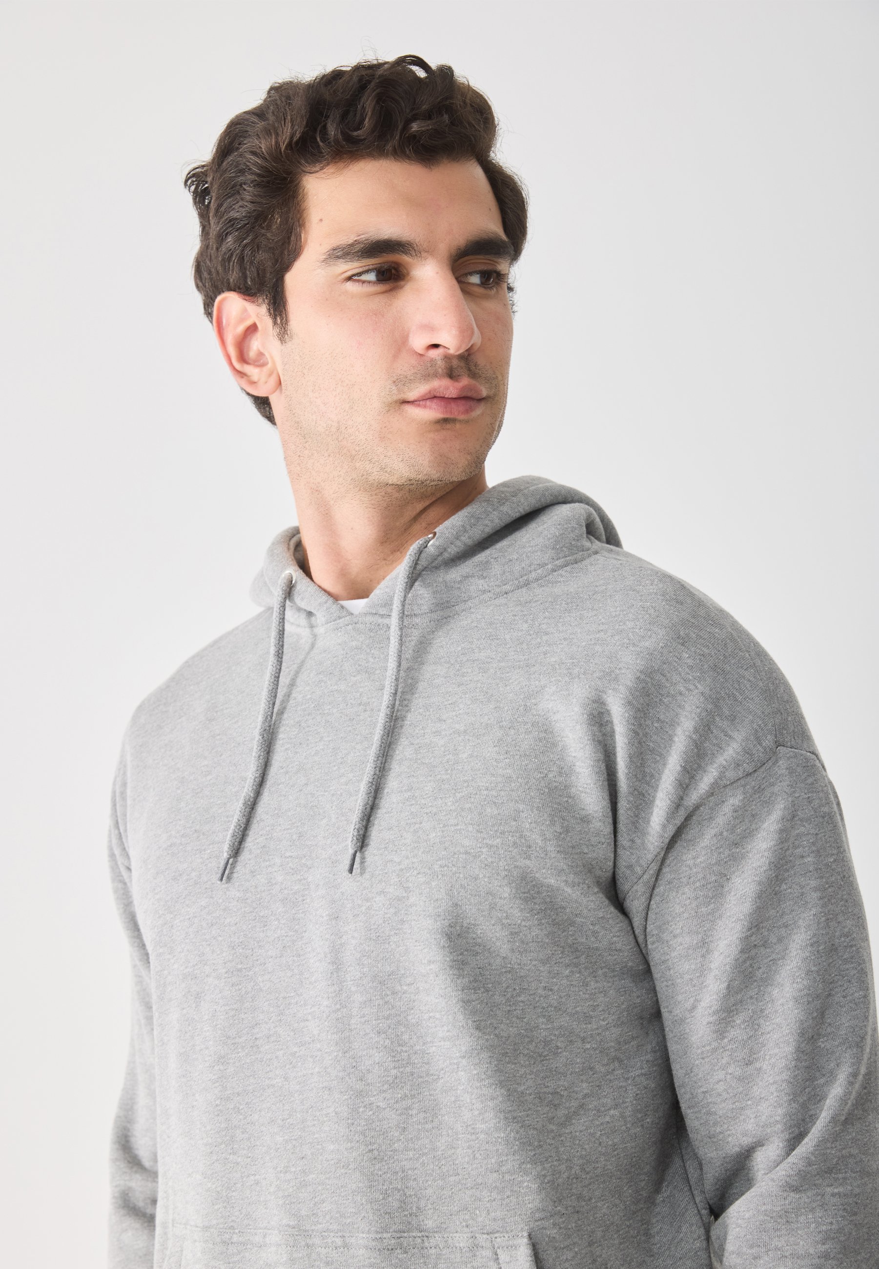 Generisch Felpa Con Cappuccio Uomo, Pipistrello, Grigio, Taglia M, 50% Cotone 50% Poliestere, Stampa Shirt84