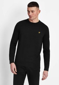 Lyle & Scott - CREW NECK - Džemperis - black Miniatiūros vaizdas 1