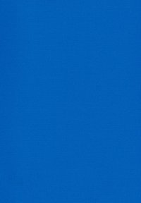 Jasně modrá tkanina s hladkou strukturou, rovnoměrným povrchem a bez viditelných vzorů či doplňků. Lehká a jednobarevná.