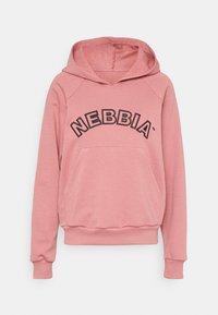Nebbia ICONIC HERO WITH A HOODIE - Felpa - old rose