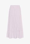 CRAMALA - Jupe longue - light rose stripe