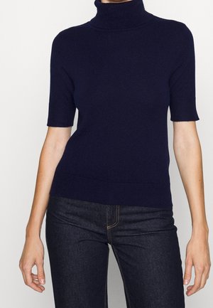 Stickad tröja - dark blue