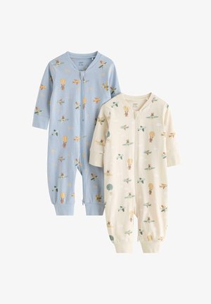 Lindex, LINDEX 2-PACK PYJAMAS WITH ALLOVER PRINT LINDEX UNISEX - Pyjama - light dusty blue