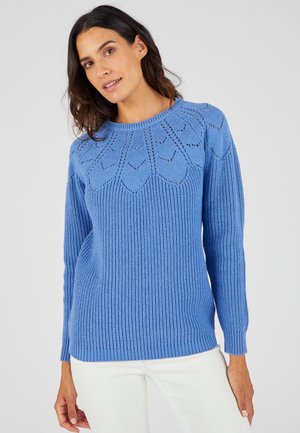 DÉTAILS AJOURÉS - Maglione - bleu