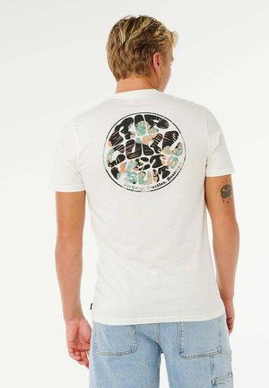 À MANCHES COURTES WETTIE PASSAGE ICON - T-Shirt print - bone