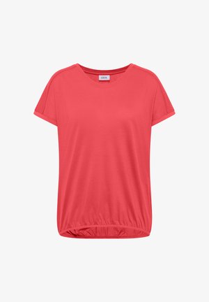 Cecil, T-shirt print - coral