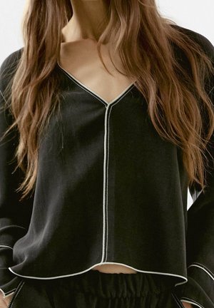 Massimo Dutti, Blouse - black