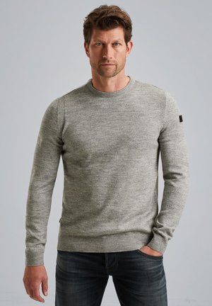PULLOVER AUS EINER MISCHUNG - Maglione - light grey melee