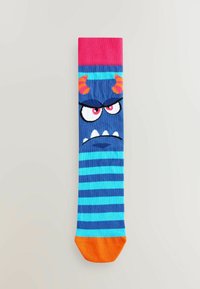 PATTERN 5 PACK. - Ponožky - blue green red monster