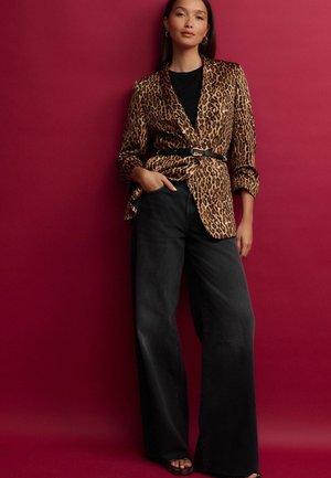 Next RUCHED SLEEVE - REGULAR FIT - Bleiseri - leopard