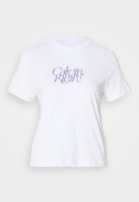 SCRIPT - T-Shirt print - brilliant white