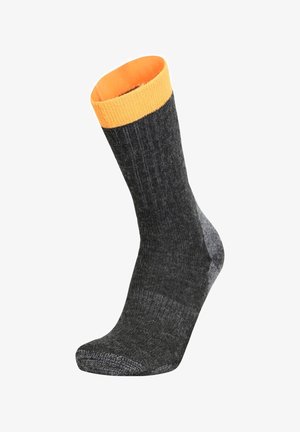 Meindl, UNISEX MT WORK - Sports socks - anthrazit orange