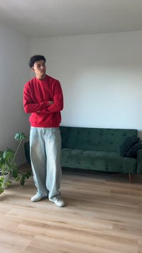 YOURTURN UNISEX - Bluză de molton - red