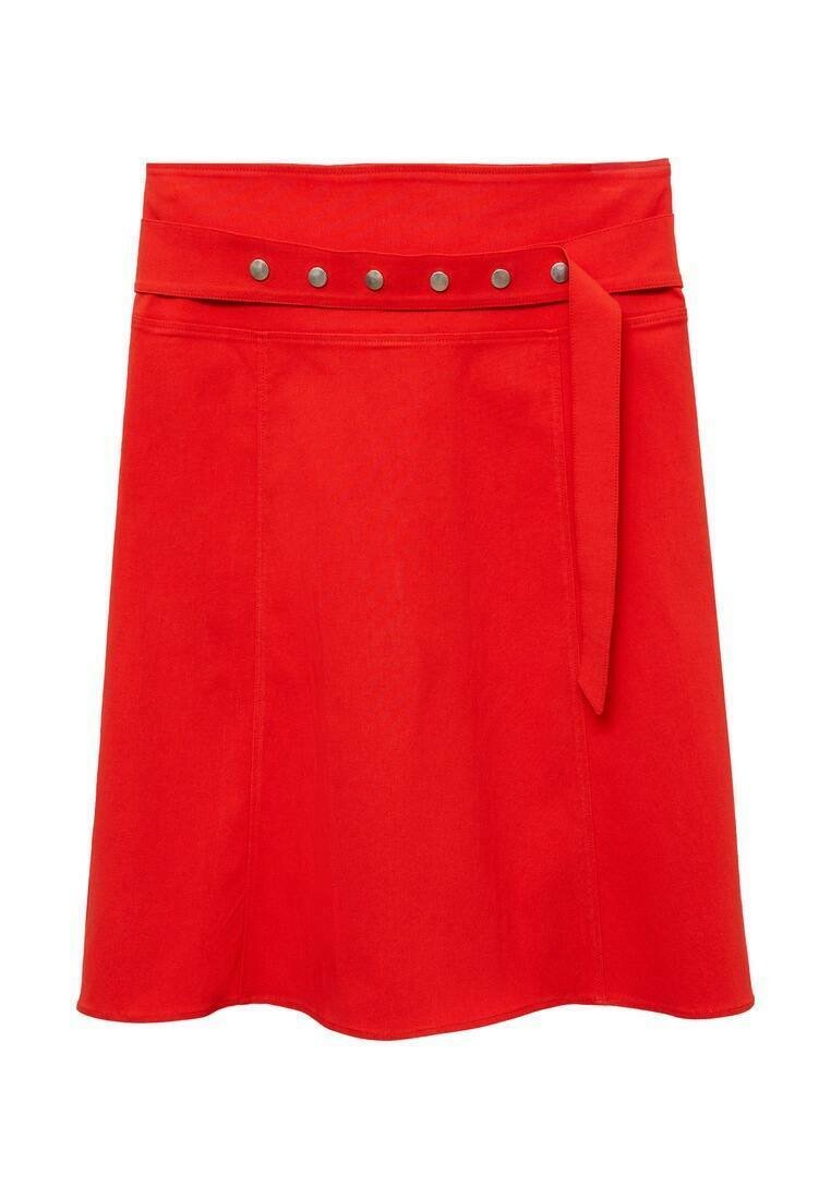 Mango A-lijn rok rood Mango A-lijn rok rood