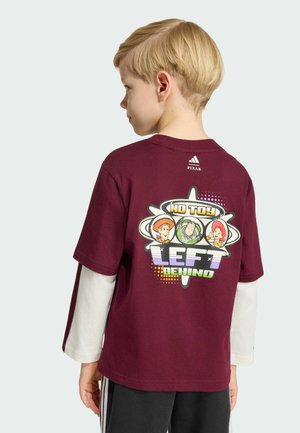 adidas Sportswear, ADIDAS SPORTSWEAR ADIDAS PIXAR TOY STORY T-SHIRT UNISEX - Top dugih rukava - maroon   off white